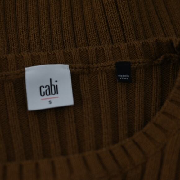 Cabi Womens Sweater Pulled Over Ribbed Casual 3/4 Sleeve S - Picture 3 of 14